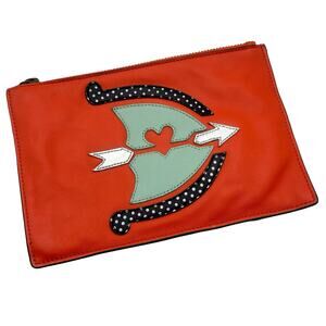 ANTHRO - Miss Albright leather zodiac pouch for the Sagittarius sign